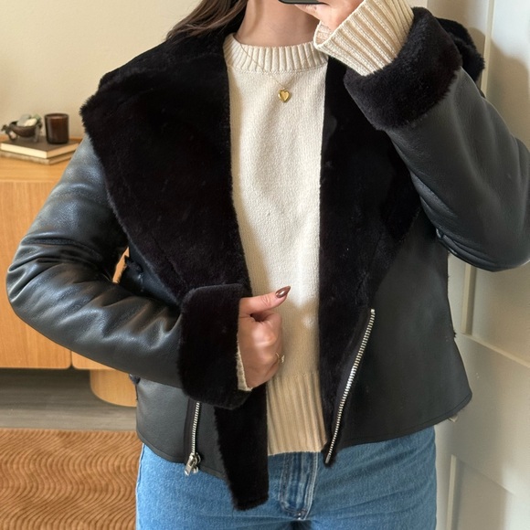 Faux leather jacket - Picture 1 of 4